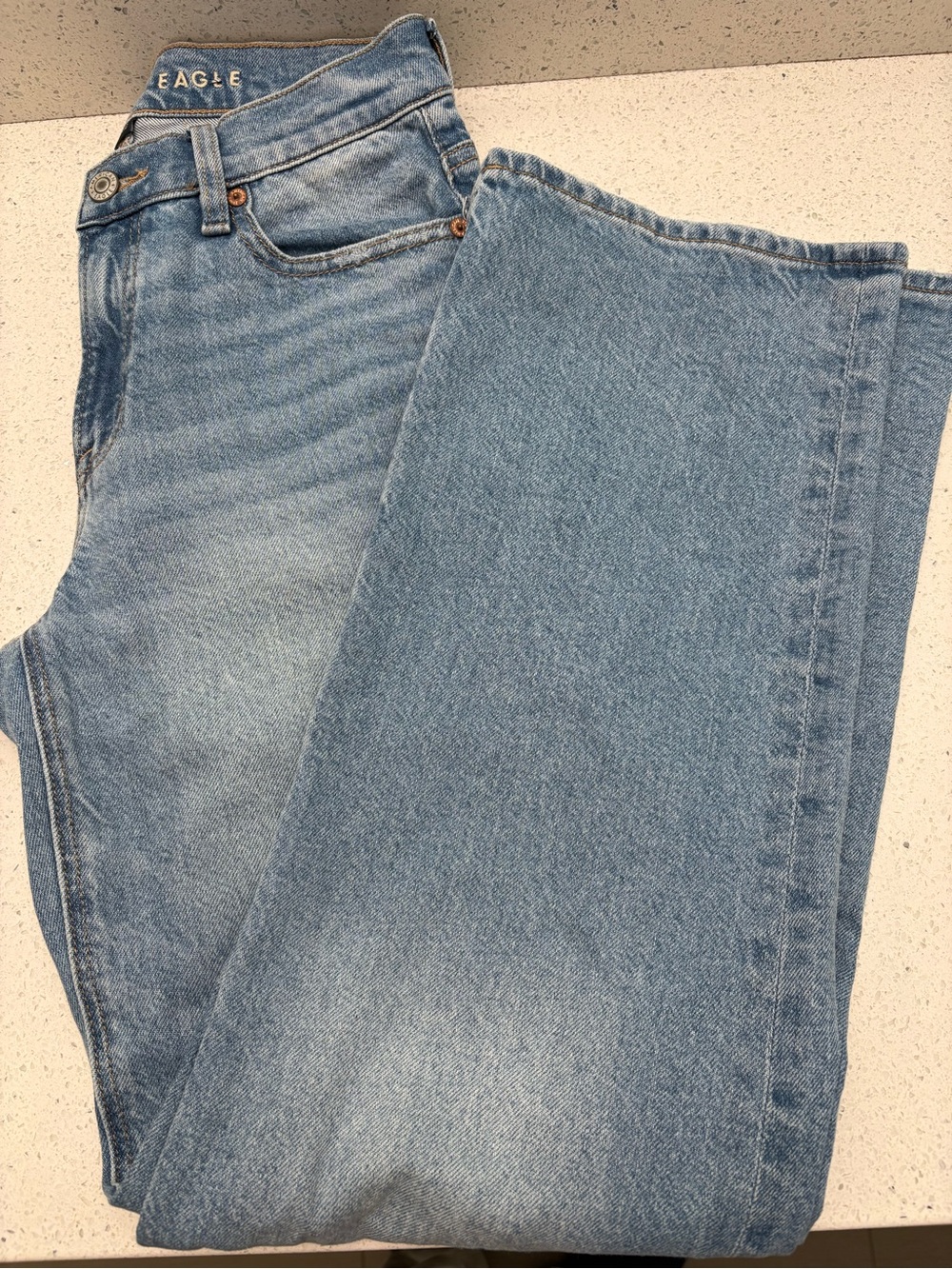 American Eagle Outfitters Light Blue Classic Straight Fit